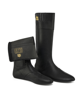 Bottes de course Black Mat FLYWEIGHT by ELEGANCE BOOTS